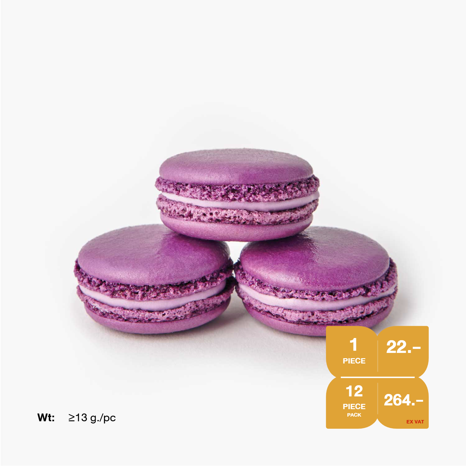 มาการอง SYNOVA : มาการองรสบลูเบอร์รี่ (แพ็ค)